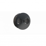 Bachmann - Twist - Verl�ngerungsschnur - Ausgangsanschl�sse: 2 - 2,0m - mattschwarz (931.150)