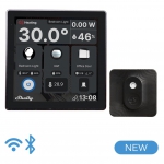 Shelly - � Unterputz � Wall Display Black & BLU H&T Black � Android � WLAN � BT �schwarz