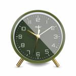 Mebus - 56972 Olivgr�n/Gold Quarzwecker