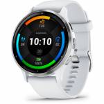 Garmin - Venu 3 - 45 mm - verst�rktes Polymer Whitestone - intelligente Uhr mit Band - Silikon - Handgelenkgr��e: 135-200