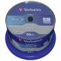 Verbatim - 1x50 Verbatim BD-R Blu-Ray 25GB 6x Speed Datalife No-ID Cakebox