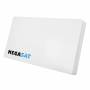 Megasat - Profi-Line D1 - Antenne - flach, Parabolantenne - Fernseher - 33 dBi (f�r 12,75 GHz) - Single LNB - Wandmontage m�glic