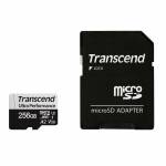 Transcend - SD microSD Card 256GB Transcend SDXC USD340S w/Adapter