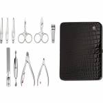 Zwilling - Manik�re Pedik�re Set 10tlg., Leder, schwarz