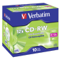 Verbatim - CD-RW Verbatim 700MB 10pcs Pack 12x JewelCase Scratchresist retail