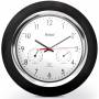 Mebus - 19453 Funk-Wanduhr mit Thermo-/Hygrome