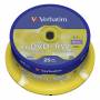 Verbatim - 1x25 Verbatim DVD+RW 4,7GB 4x Speed, matt silver