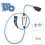 Nrgkick - Mobile Wallbox 32A 5m Pure f�r PV Laden (wei�, 22 kW, 5 Meter Kabel, WLAN + Bluetooth)