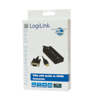 Logilink - Konverter VGA m. Audio zu HDMI konform m.High Spee