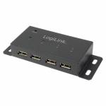 Logilink - USB 2.0 Hub 4-port, Metall