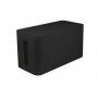 Logilink - Kabelbox klein, schwarz, 240x130x120mm
