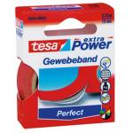 75m Gewebeband 2 / 19mm Rt Tesa 56341 - Gewebekleb. 2,75m x 19mm extra Power rot Perfekt 56341