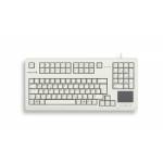Cherry - CHERRY MX11900 Tastatur Wired DE +Touchboard 1.75m hellgrau [DE-Version, German Keyboard]