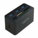 Logilink Usb 3. 0 Hub Mit All-in-one Card Reader (cr0042) - USB 3.0-Hub 3-Port m. All-in-One Card Reader