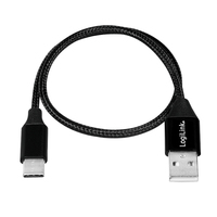 Logilink Usb-stecker Usb 2.0 Zu Usb-c 0, 3m 1
