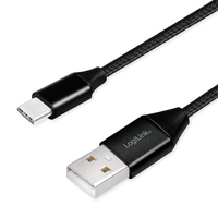 Logilink Usb-stecker Usb 2.0 Zu Usb-c 0, 3m 2