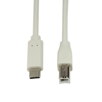 Logilink - LogiLink USB 2.0 Kabel, USB-C - USB-B Stecker, 2,0 m, grau USB-C Stecker - USB-B Stecker, max. �bertragungsrate: - 1 St&uum