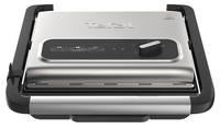 Tefal - Inicio GC242D Elektro-Grill - Schwarz/Edelstahl - 2000 W - Antihaft - 740 cm�