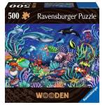 Ravensburger - Wooden Puzzle Unten im Meer