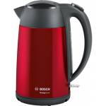 Bosch - TWK3P424 Wasserkocher 1,7 l Grau - Rot 2400 W (TWK3P424)