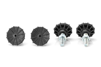 Digitus Professional - Nivellierf�sse f�r Netzwerk- und Serverschr�nke (4er Pack)