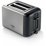 Bosch - TAT3P420DE Toaster 2 Scheibe(n) Schwarz - Silber 970 W (TAT3P420DE)