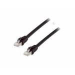 Equip Patchkabel Cat8.1 S / ftp 2xrj45 0.50m Schwarz Lszh - Patchkabel Cat8.1 S/FTP 2xRJ45 0.50m schwarz LSZH Polybeutel