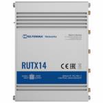 Teltonika - RUTX14 WLAN-Router Gigabit Ethernet Dual-Band (2,4 GHz/5 GHz) 3G 4G Silber (RUTX14000000)