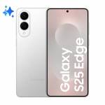 Samsung Cellulari - Galaxy S25 Edge 256GB Titanium Silver EU 16,91cm (6,7) OLED Display, Android 15, 200MP Dual-Kamera [Energieklasse A] (SM-S937BZ