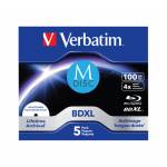 Verbatim - M-DISC Verbatim BD-R 4X 100 GB INKJET PRINTABLE retail