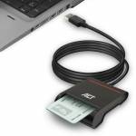 Act - AC6015 Smart-Card-Leseger�t Indoor USB 2.0 Schwarz (AC6015)