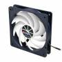 Titan - L�fter Kukri Fan, 120 x 120 x 25 mm, mit PWM-Tachosignal, Fl�ssigkeits-Gleitlager 12 V DC, 42,5 m�/h, 2500 U/min,