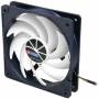 Titan - L�fter Kukri Fan, 140 x 140 x 25 mm, mit PWM-Tachosignal, Fl�ssigkeits-Gleitlager 12 V DC, 34,78 bis zu 89,43 m�/