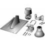 Kathrein - KATHREIN ZTS 148 - Befestigungskit (Mastklemme, Mast-Fu�montage, sealing collar, lead roof plate, mast cap ZTC 08) f�