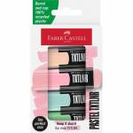 Faber-castell - FABER-CASTELL Textmarker TXTLNR Pastell 4er Kartonetui