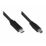 Good Connections - USB2.0 Kabel C-Mini B5pol. schw. 0,3m