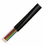 Logilink - LogiLink Telefonkabel, 100 m, 6-adrig, flach, schwarz f�r Innenr�ume, zum konfektionieren von Telefon-Flachband- (CM06