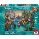 Schmidt Spiele - Thomas Kinkade: Painter of Light - Disney, Peter Pan, Puzzle