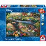 Schmidt Spiele Gmbh - Thomas Kinkade: Painter of Light - Disney - Alice im Wunderland, Puzzle