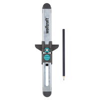 Wolfcraft - wolfcraft GmbH 6952000 Lineal 320 mm Schwarz - Edelstahl 1 St�ck(e) (6952000)