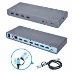 I-tec - USB-C/A DOCKING STATION - Kabel - USB 3.0 (3.1 Gen 1) Type-C - USB Type-A,USB Type-C - 3,5 mm - 10,100,1000 Mbit/s - 5120 x 2880