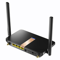 Cudy - LT500D WLAN-Router Schnelles Ethernet Dual-Band (2,4 GHz/5 GHz) 4G Schwarz (LT500D)