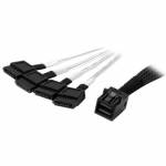 Startech - StarTech.com 1m Internal Mini SAS to SATA Cable - SFF-8643 to 4x SATA - SATA- / SAS-Kabel - 4x Mini SAS HD (SFF-8643) (S) bis SA