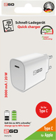 2go Netz-ladeger�t 100v-240v -Power Delivery -Wei & szl - Ladeger�t 20W 1x USB-C Power Delivery wei�